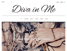 Tablet Screenshot of diva-in-me.com